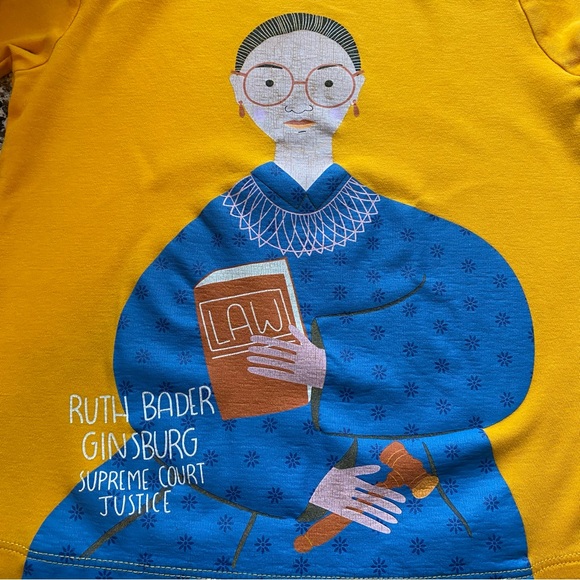PICCOLINA Ruth Bader Ginsburg Long Sleeve T-Shirt 3T - Picture 4 of 8